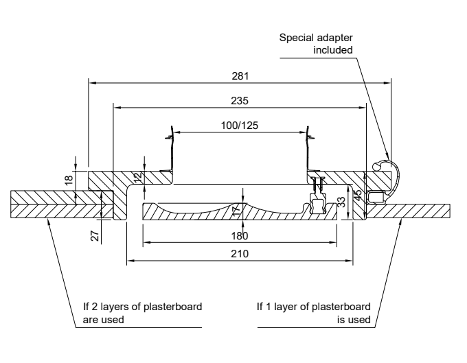 Square Diffuser